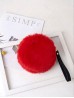 Circle Plush Purse W/ Strap Circle Plush Purse W/ Strap